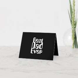 COOLE EN MINIMALISTISCHE "BESTE VADER Ooit" KAART