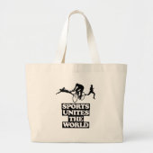 coole en trendmatige DESIGN voor sport Grote Tote Bag (Voorkant)
