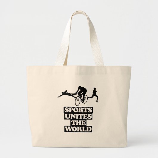 coole en trendmatige DESIGN voor sport Grote Tote Bag (Voorkant)