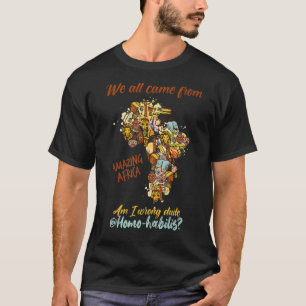 Coole evolutie van de mensheid We zijn allemaal Af T-shirt