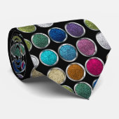 coole Fashionable shining kleurous glitter eye sha Stropdas (Opgerold)