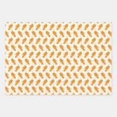 coole fastfoodpartij inpakpapier vel (Voorkant 3)