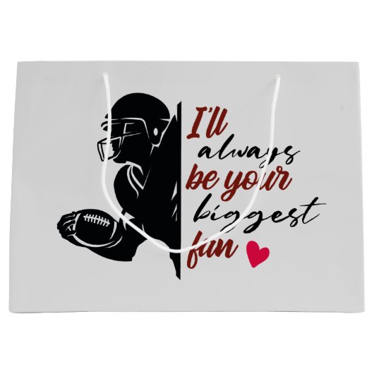 coole football betaler grootste ventilatorpartij groot cadeauzakje (Voorkant)