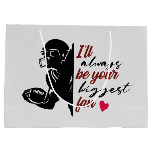 coole football betaler grootste ventilatorpartij groot cadeauzakje (Achterkant)