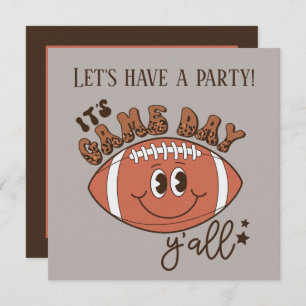 coole football game Day party Kaart