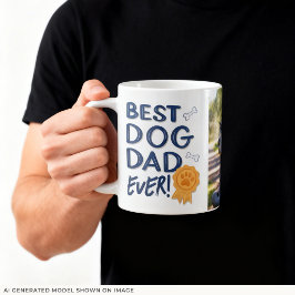Coole foto beste hond papa ooit koffiemok
