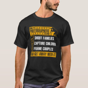 Coole Fotograaf Kunst Voor Mannen Vrouwen Fotograf T-shirt
