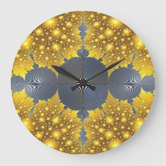 coole Fractal Clock Grote Klok (Voorkant)