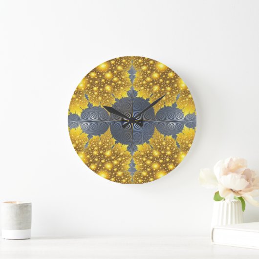coole Fractal Clock Grote Klok (Huis)