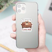Coole Franse Moeder Grappige Franse Bulldog Hond M Sticker (Telefoon)