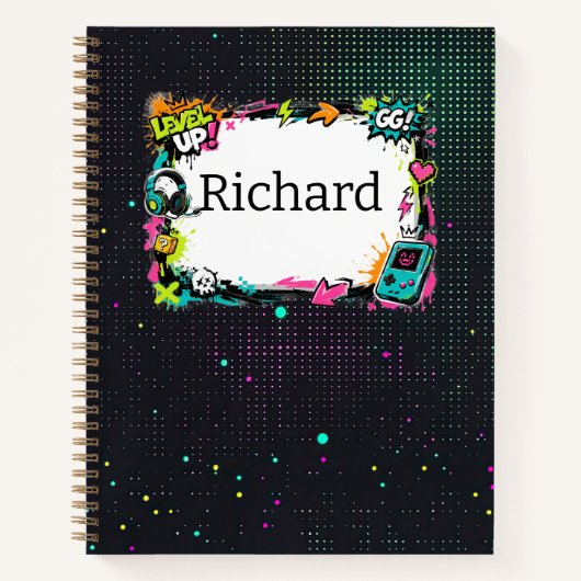 Coole Gamer Notitieboek (Voorkant)