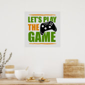 coole gamer room woordspel poster (Keuken)