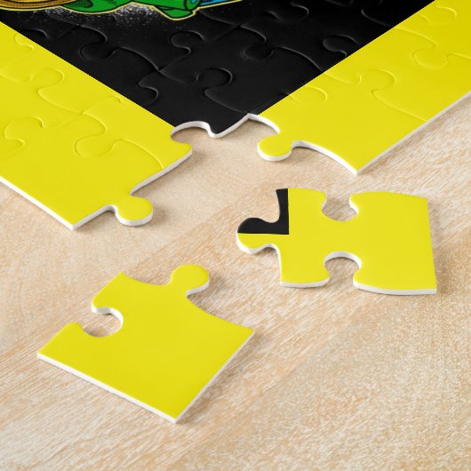 coole gangster die kat rappelt. legpuzzel (Zijkant)