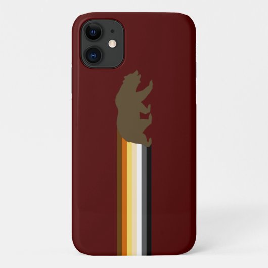 Coole Gay Bear Pride Vlag Beer Case-Mate iPhone Case (Achterkant)