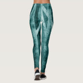 Coole gedessineerde designerleggings leggings (Achterkant)