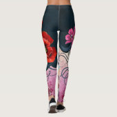 Coole gedessineerde ontwerper leggings (Achterkant)
