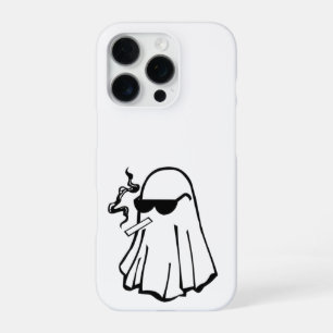 Coole Geest met Sigaret – Halloween Hoesje iPhone 16 Pro Hoesje