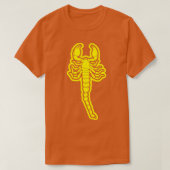 coole gele schorpioen t-shirt (Design voorkant)
