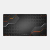 Coole geometrische gaming achtergrond bureaumat (Voorkant)