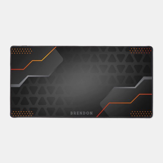 Coole geometrische gaming achtergrond bureaumat (Voorkant)