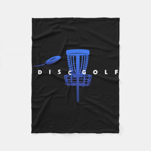 Coole gestileerde discgolf met sket en disc - Disk Fleece Deken (Voorkant)