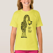 coole giraff tshirt ontwerp wild leven giraffe kin (Voorkant)