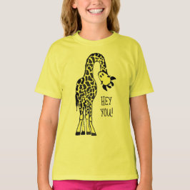 coole giraff tshirt ontwerp wild leven giraffe kin