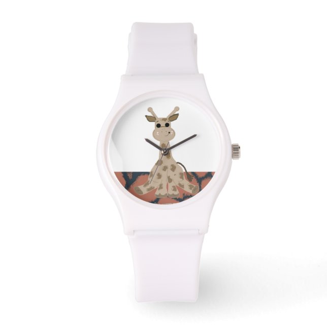 Coole Giraffe Horloge (Voorkant)