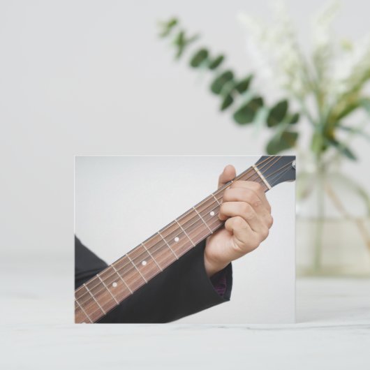 Coole Gitaar Briefkaart (Staand voorkant)