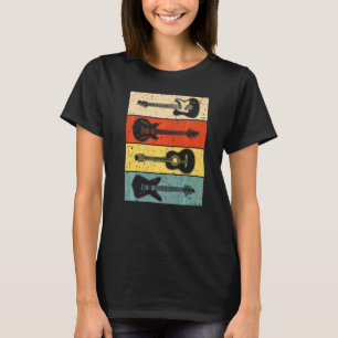 Coole gitaar voor mannen vrouwen vintage gitaar gi t-shirt
