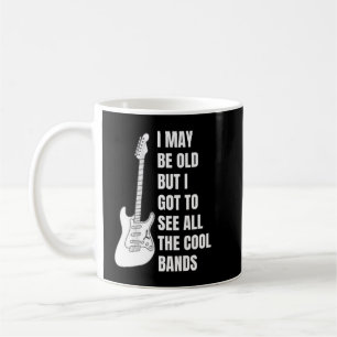 coole gitaarband minnaar koffiemok