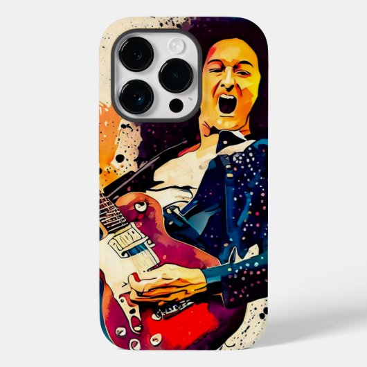 coole gitarist Case-Mate iPhone case (Achterkant)