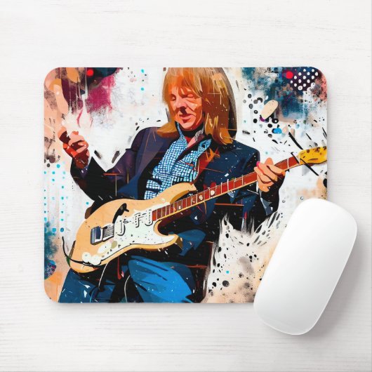 coole gitarist muismat (Met muis)