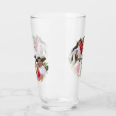 Coole Graffiti Gescheurde Effect Foto's Monogram B Glas (Links)