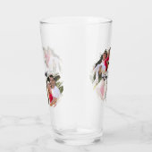 Coole Graffiti Gescheurde Effect Foto's Monogram B Glas (Rechts)