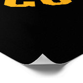 coole Grandpas Billiards woordkunst Poster (Hoek)