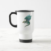coole groen getinte draak reisbeker (Links)