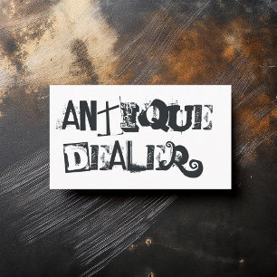 Coole Grunge Antiekwinkel Visitekaartje