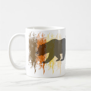 Coole Grunge Beer Schaduw Gay Bear Pride Koffiemok