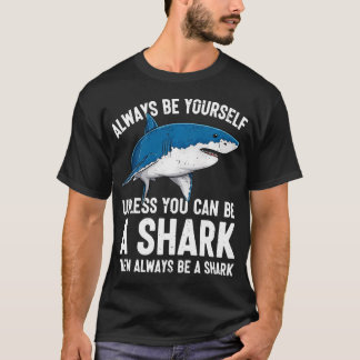Coole Haaien Biologie Oceaan Wilde Dieren Haaienli T-shirt