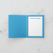 Coole haaienliefhebbers voeg tekst toe kaart (Binnen)