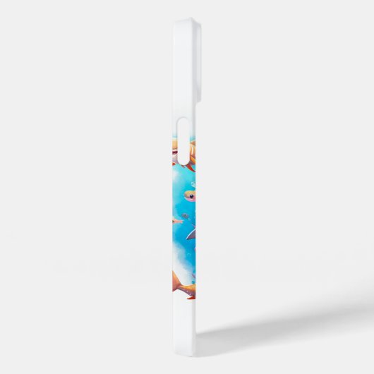 coole haaienliefhebbers voegen naam toe Case-Mate iPhone case (Achterkant / Rechts)