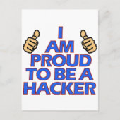 coole Hacker-design Briefkaart (Voorkant)