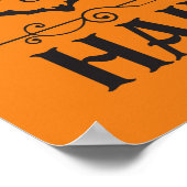 coole Halloween black cats gedicht Poster (Hoek)