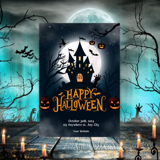 Coole Halloween-feest  Kaart