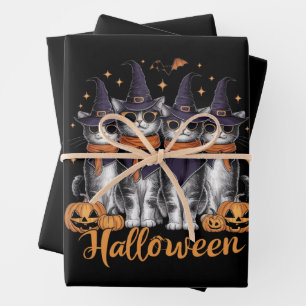 Coole Halloween katten cadeau voor dochter cadeau  Inpakpapier Vel
