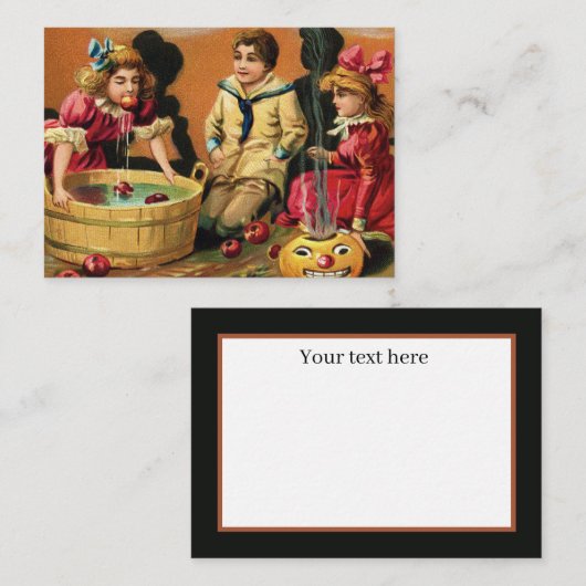 coole Halloween party Notitiekaartje (Voorkant / Achterkant)