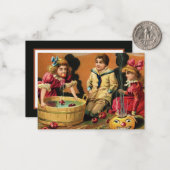 coole Halloween party Notitiekaartje (Voorkant / Achterkant in situ)