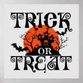coole Halloween-truc Poster (Voorkant)
