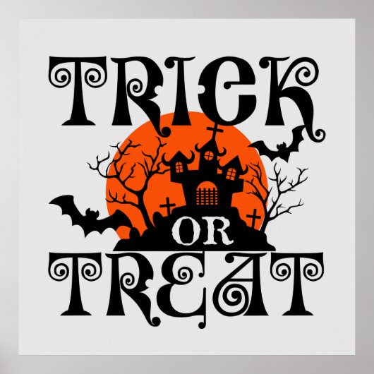 coole Halloween-truc Poster (Voorkant)